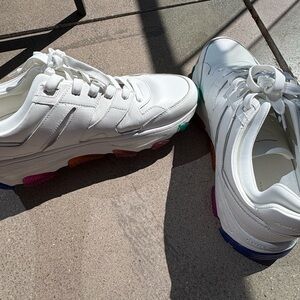 Kurt Geiger White Leather Sneakers